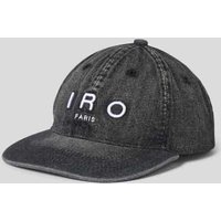 Iro Basecap mit Label-Stitching in Black, Größe One Size von Iro