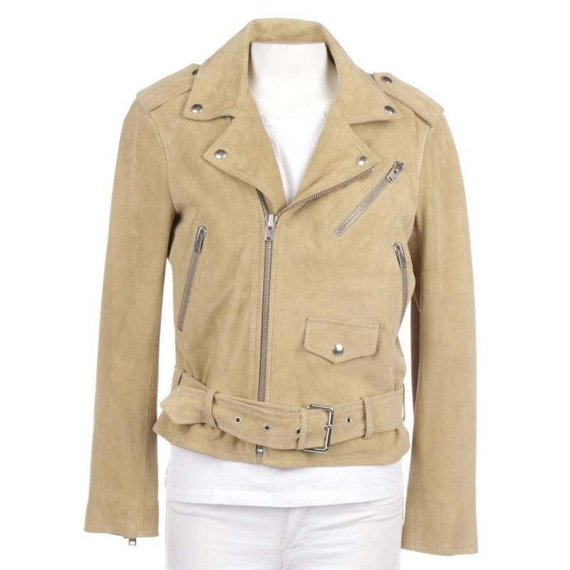 Iro Lammfelljacke 36 Beige von Iro