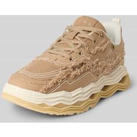 Iro Plateau-Sneaker mit Zierbesatz in Sand, Größe 38 Iro Plateau-Sneaker mit Zierbesatz in Sand, Größe 38 von Iro