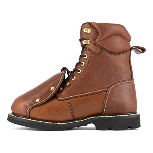 Iron Age Crazy Horse Herren-Arbeitsstiefel aus Leder, Groundbreaker, 20,3 cm Verlängerung, MetGuard ST, Braun 2, 13 Wide von Iron Age