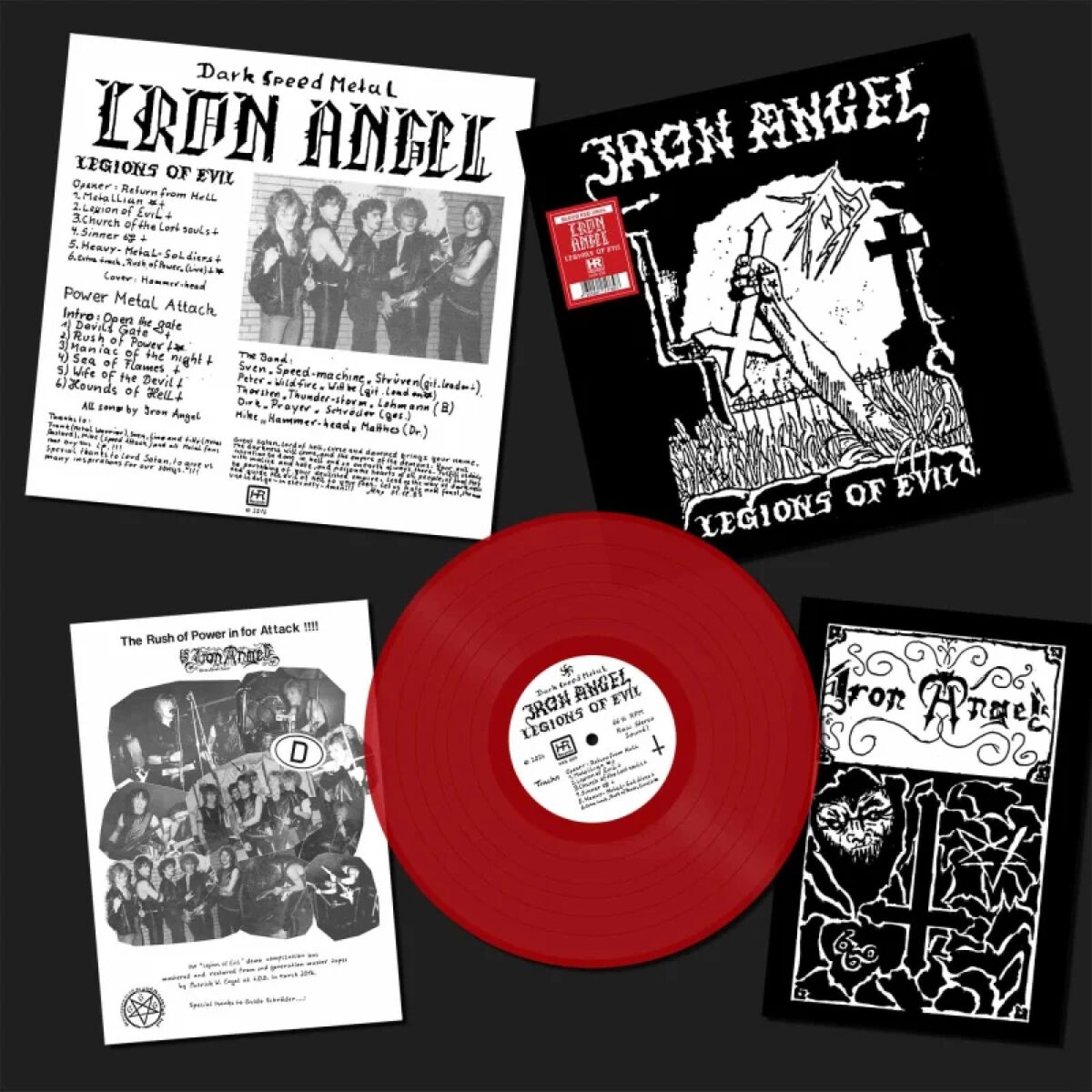 Iron Angel Legions Of Evil LP multicolor von Iron Angel