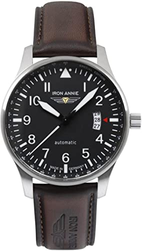 Iron Annie Herrenuhr Automatik F13 Tempelhof Braun/Schwarz 5664-2 von Iron Annie