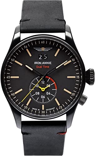 Iron Annie Herrenuhr FC Dual Time Schwarz 5144-2 von Iron Annie