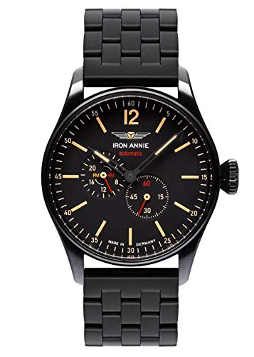 Iron Annie Herrenuhr mit Edelstahlband Serie Flight Control Automatik 24 Stunden Anzeige 5178M-2 von Iron Annie