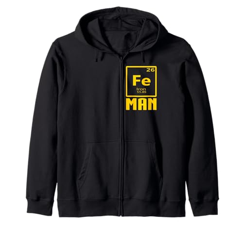 Fe Element Man - Nerdy Iron Superhero Lustig Kapuzenjacke von Iron Element Outfit