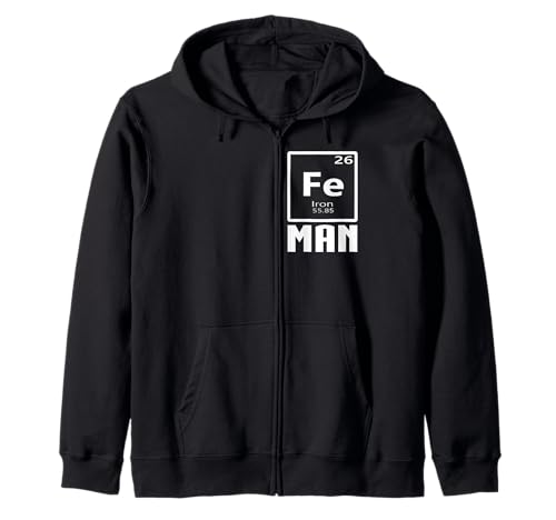 Fe Element Man - Nerdy Iron Superhero Lustig Kapuzenjacke Fe Element Man - Nerdy Iron Superhero Lustig Kapuzenjacke von Iron Element Outfit