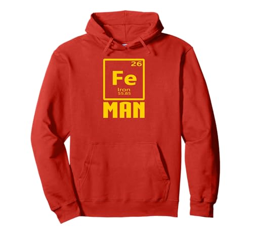 Fe Element Man - Nerdy Iron Superhero Lustig Pullover Hoodie Fe Element Man - Nerdy Iron Superhero Lustig Pullover Hoodie von Iron Element Outfit