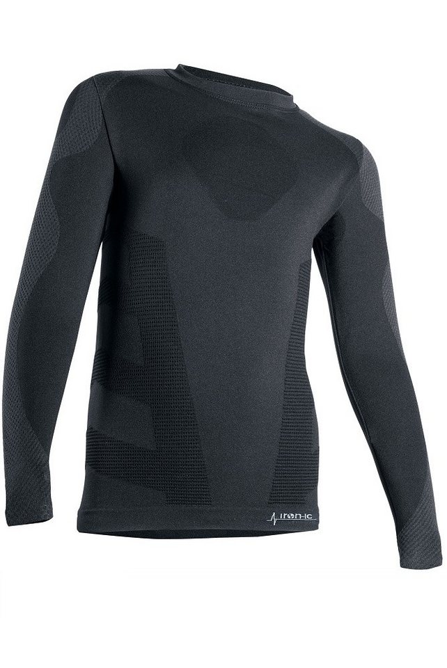 Iron-IC Langarmshirt Funktionsunterwäsche Thermic (warm, atmungsaktiv) schwarz Kinder von Iron-IC