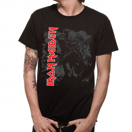 Hi Contrast Trooper Herren T-Shirt Gr. XL, schwarz von Iron Maiden