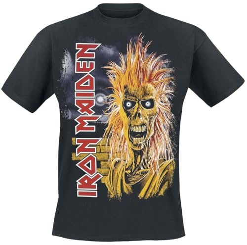 Iron Maiden 1st Album Tracklist Männer T-Shirt schwarz XXL 100% Baumwolle Band-Merch, Bands von Iron Maiden