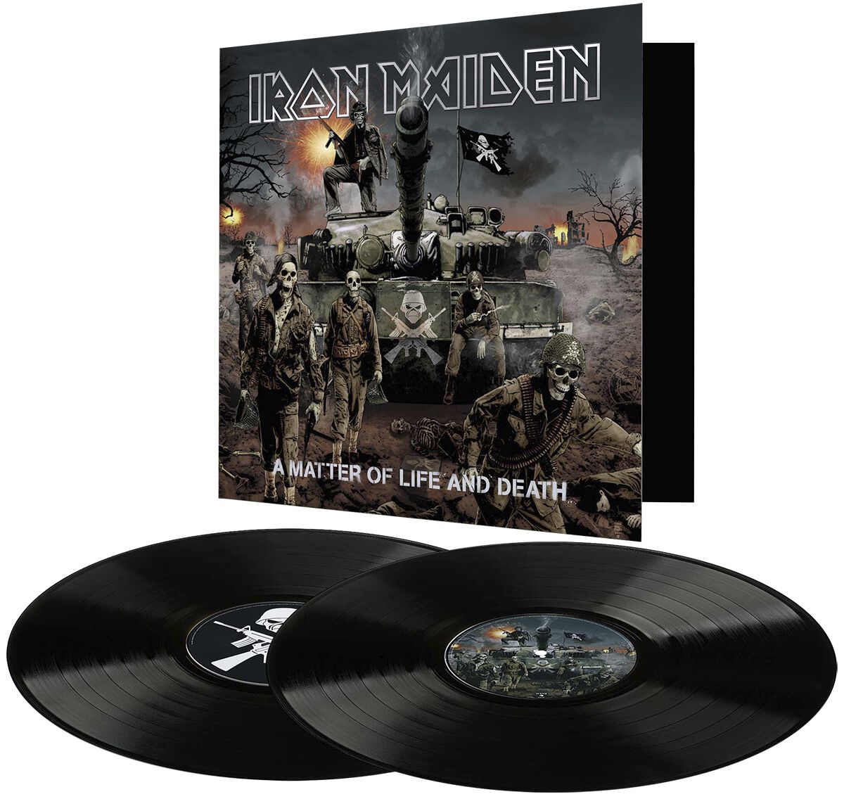 Iron Maiden A Matter Of Life And Death LP multicolor von Iron Maiden