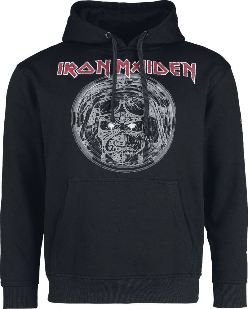 Iron Maiden Aces High Kapuzenpullover schwarz in S von Iron Maiden