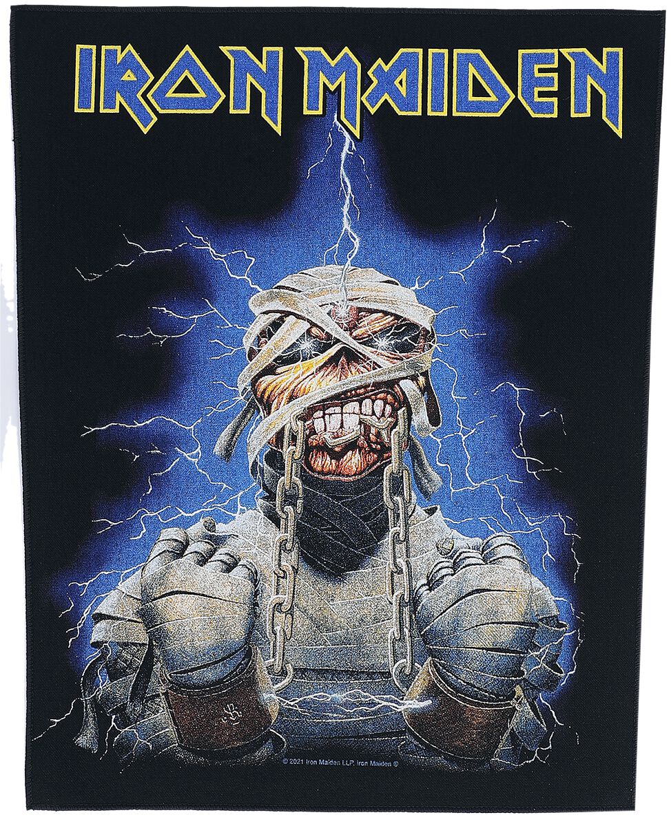 Iron Maiden Backpatch - Powerslave Eddie - multicolor - Lizenziertes Merchandise! Iron Maiden Backpatch - Powerslave Eddie - multicolor - Lizenziertes Merchandise! von Iron Maiden