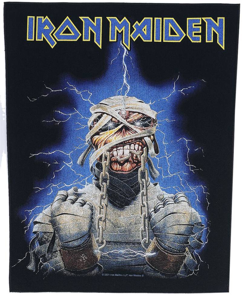 Iron Maiden Backpatch - Powerslave Eddie - multicolor  - Lizenziertes Merchandise! von Iron Maiden