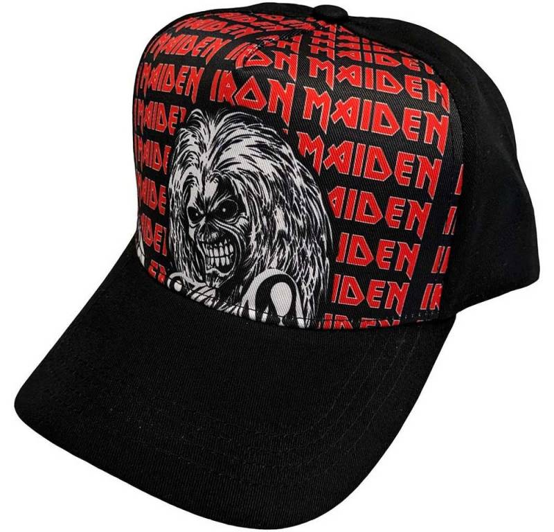 Iron Maiden Baseball Cap Iron Maiden Unisex Baseball Cap: Eddie Logo Repeat von Iron Maiden