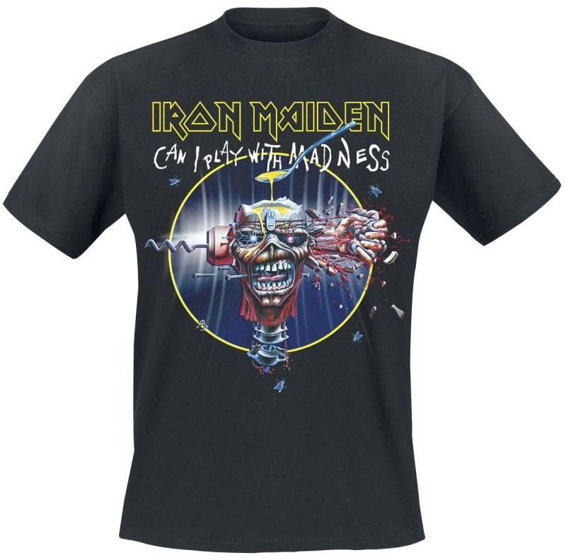 Iron Maiden Can I Play With Madness T-Shirt schwarz in XXL von Iron Maiden