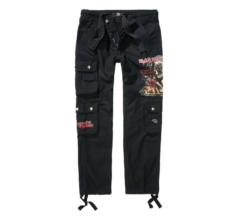 Iron Maiden Cargohose - Pure Slim Trousers - M bis 5XL - für Männer - Größe XL - schwarz  - Lizenziertes Merchandise! Iron Maiden Cargohose - Pure Slim Trousers - M bis 5XL - für Männer - Größe XL - schwarz  - Lizenziertes Merchandise! von Iron Maiden