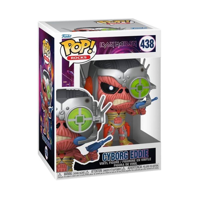 Iron Maiden Cyborg Eddie Rocks! (Somewhere in Time) Vinyl Figur 438 Funko Pop! multicolor von Iron Maiden