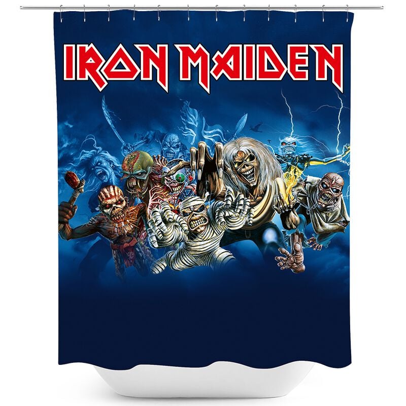 Iron Maiden Duschvorhang - Wasted years - multicolor  - Lizenziertes Merchandise! von Iron Maiden