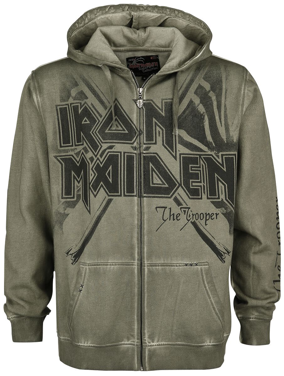 Iron Maiden EMP Signature Collection Kapuzenjacke oliv in XXL von Iron Maiden