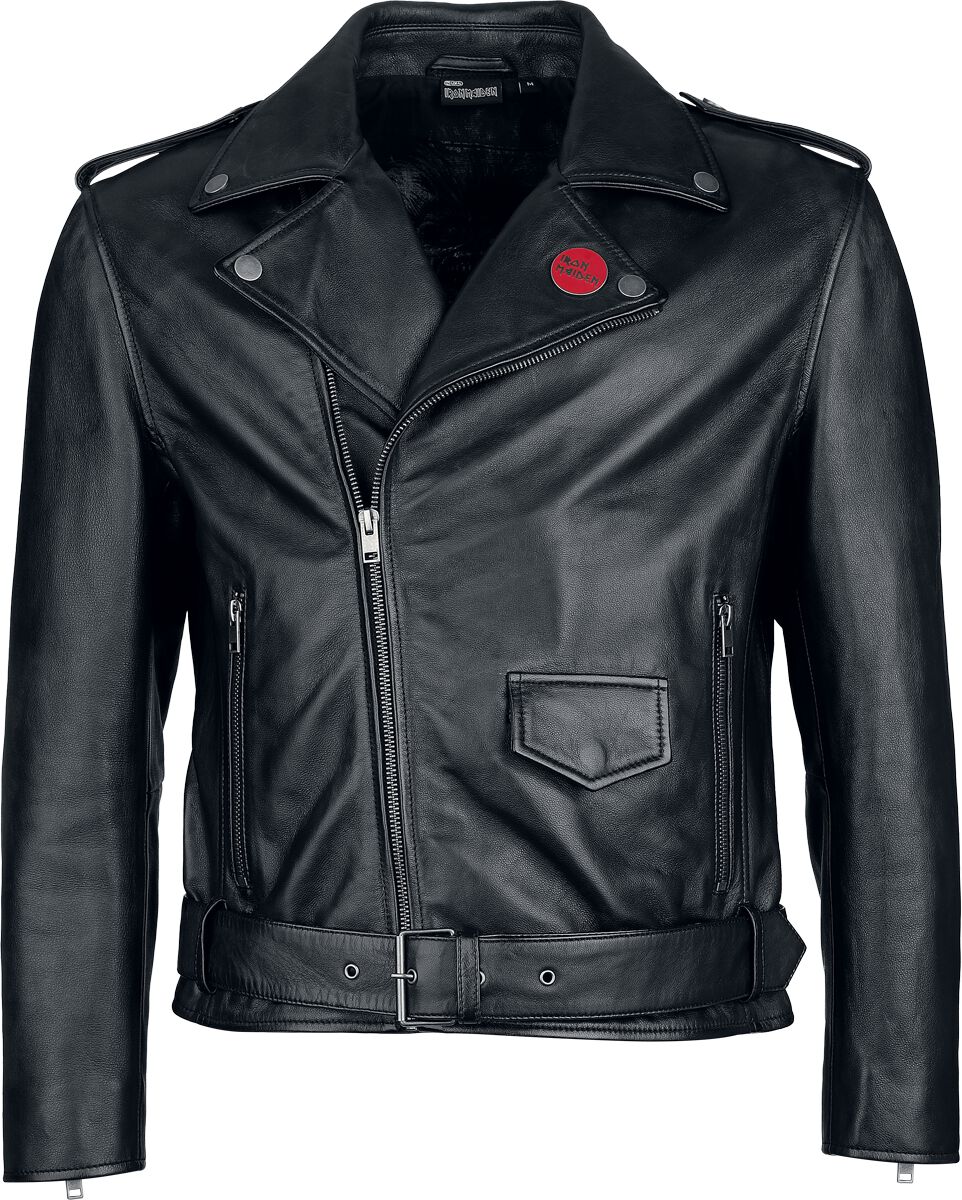 Iron Maiden EMP Signature Collection Lederjacke schwarz in XXL von Iron Maiden