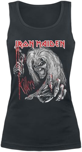 Iron Maiden Ed Kills Again Frauen Top schwarz M 100% Baumwolle Band-Merch, Bands von Iron Maiden