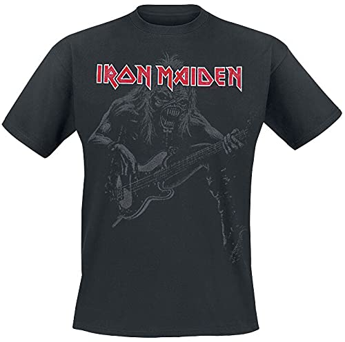 Iron Maiden Eddie Bass Männer T-Shirt schwarz 5XL 100% Baumwolle Undefiniert Band-Merch, Bands von Iron Maiden