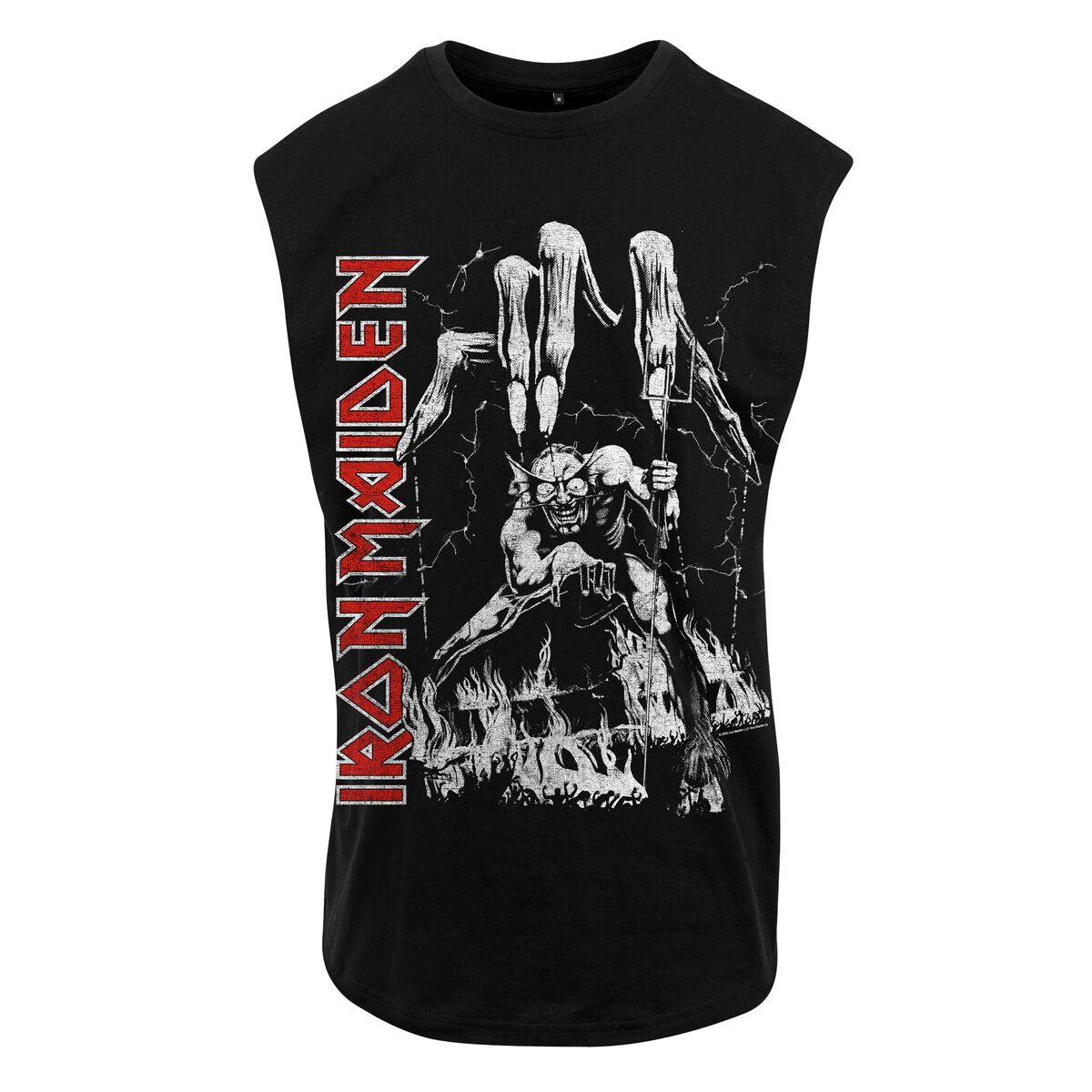 Iron Maiden Eddie Big Hand Tank-Top schwarz in M von Iron Maiden