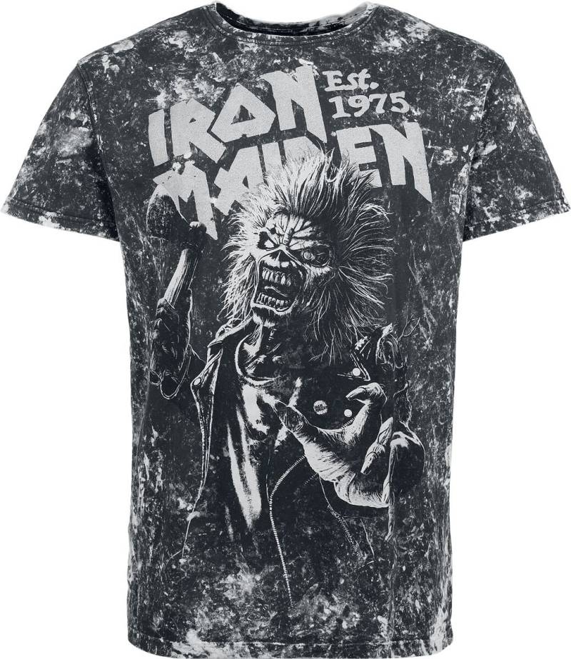 Iron Maiden Eddie T-Shirt schwarz grau in L von Iron Maiden