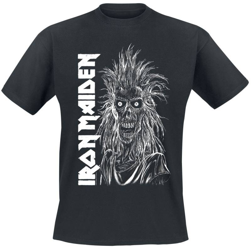 Iron Maiden Eponymous Vertical Logo T-Shirt schwarz in M von Iron Maiden