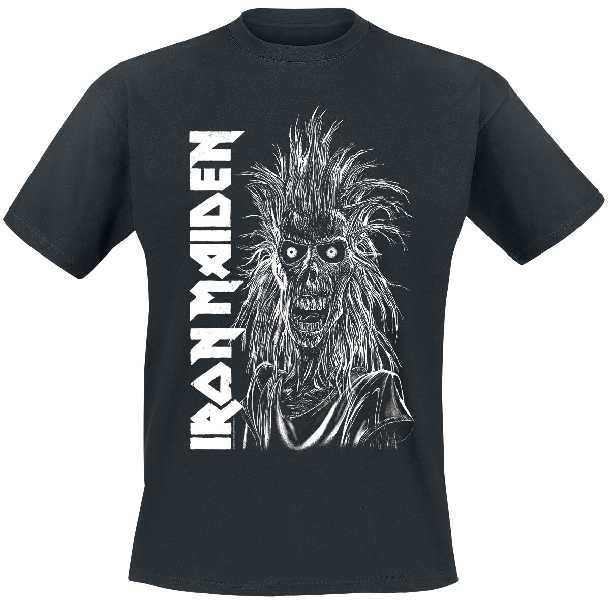 Iron Maiden Eponymous Vertical Logo T-Shirt schwarz in S von Iron Maiden