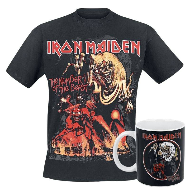 Iron Maiden Fan Bundle T-Shirt schwarz in 4XL von Iron Maiden