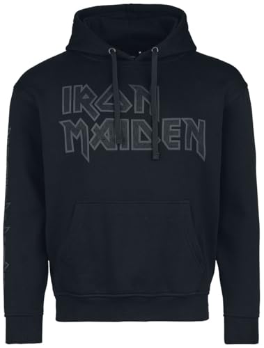 Iron Maiden Fear Lives Flames Männer Kapuzenpullover schwarz L von Iron Maiden