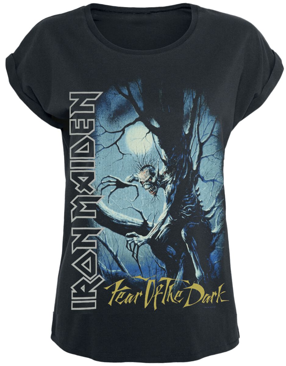 Iron Maiden Fear Of The Dark T-Shirt schwarz used look in L von Iron Maiden