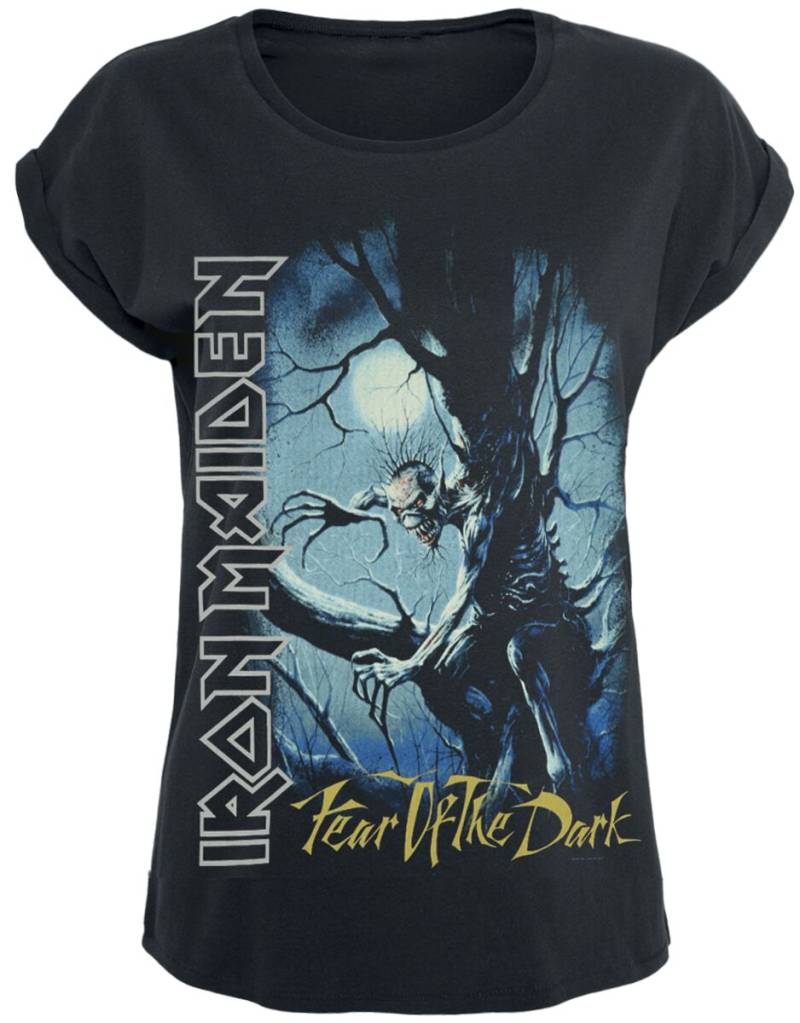 Iron Maiden Fear Of The Dark T-Shirt schwarz used look in XXL von Iron Maiden