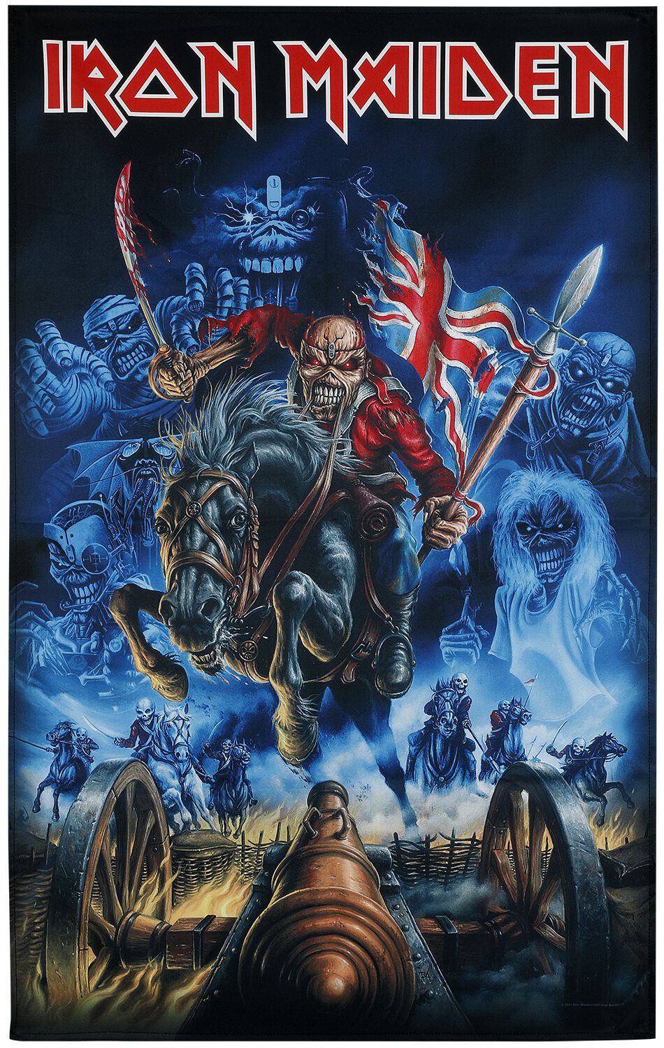Iron Maiden Flagge - Maiden England - multicolor  - Lizenziertes Merchandise! von Iron Maiden