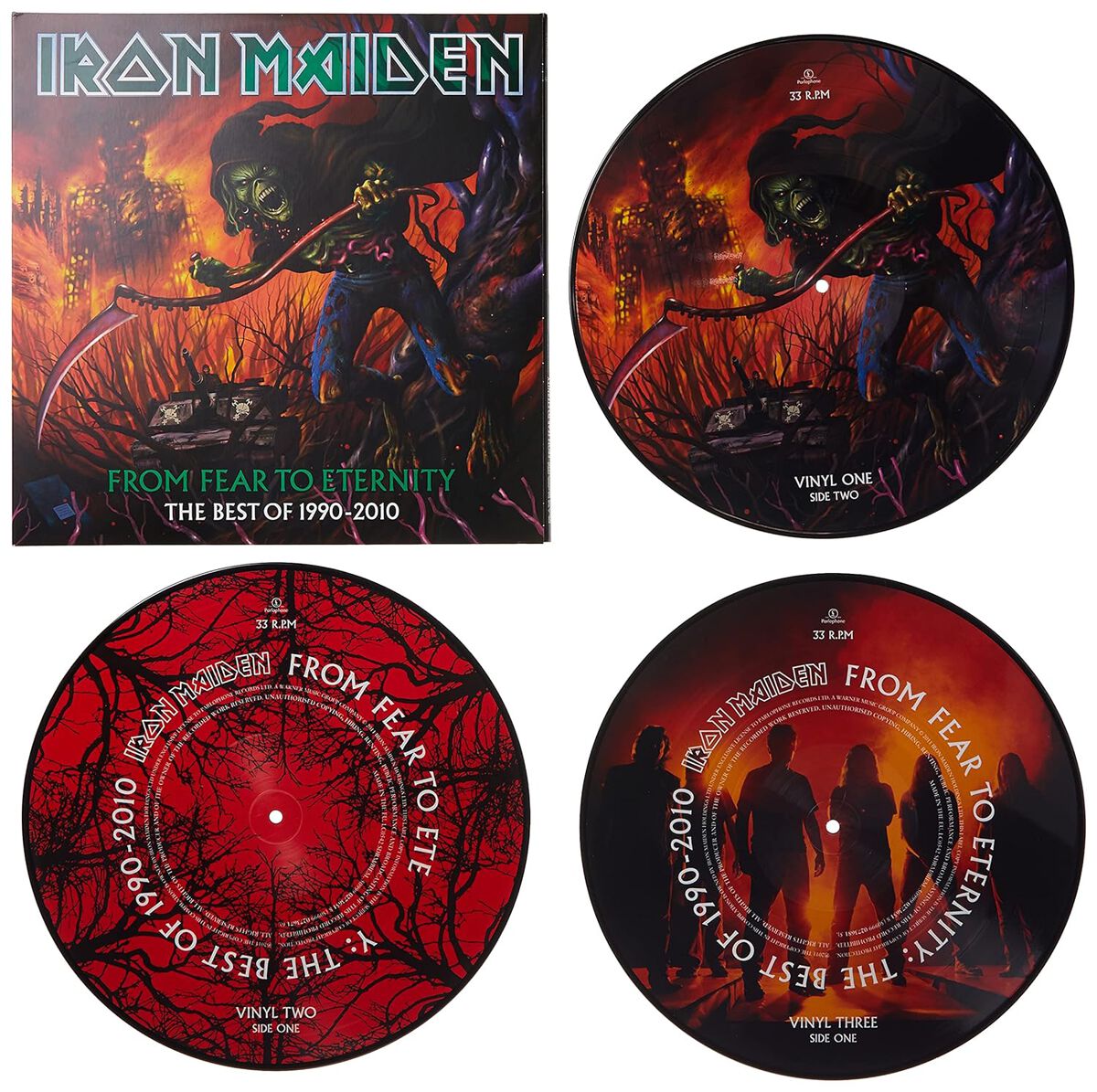 Iron Maiden From fear to eternity LP multicolor von Iron Maiden