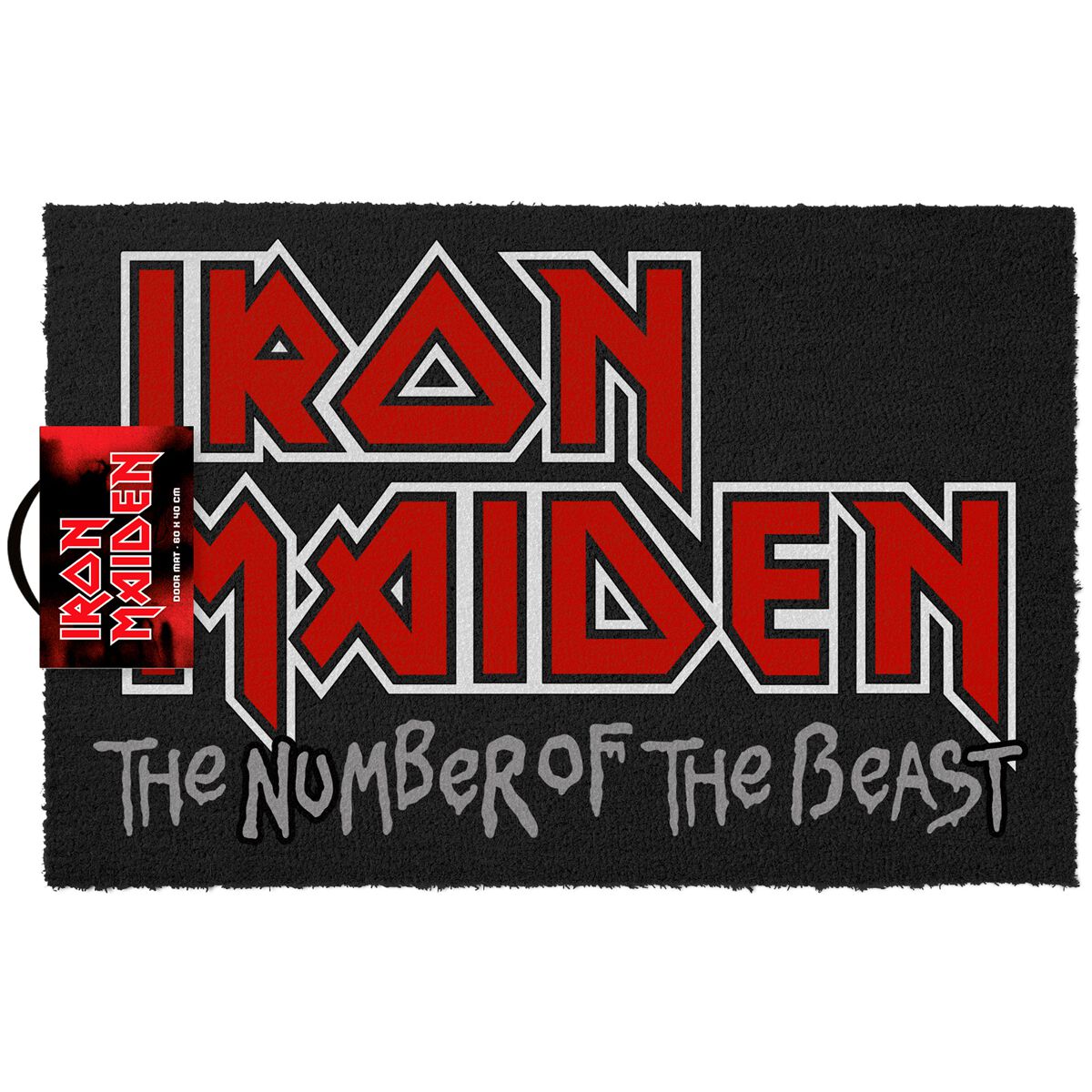 Iron Maiden Fußmatte - The number of the beast - multicolor  - Lizenziertes Merchandise! von Iron Maiden