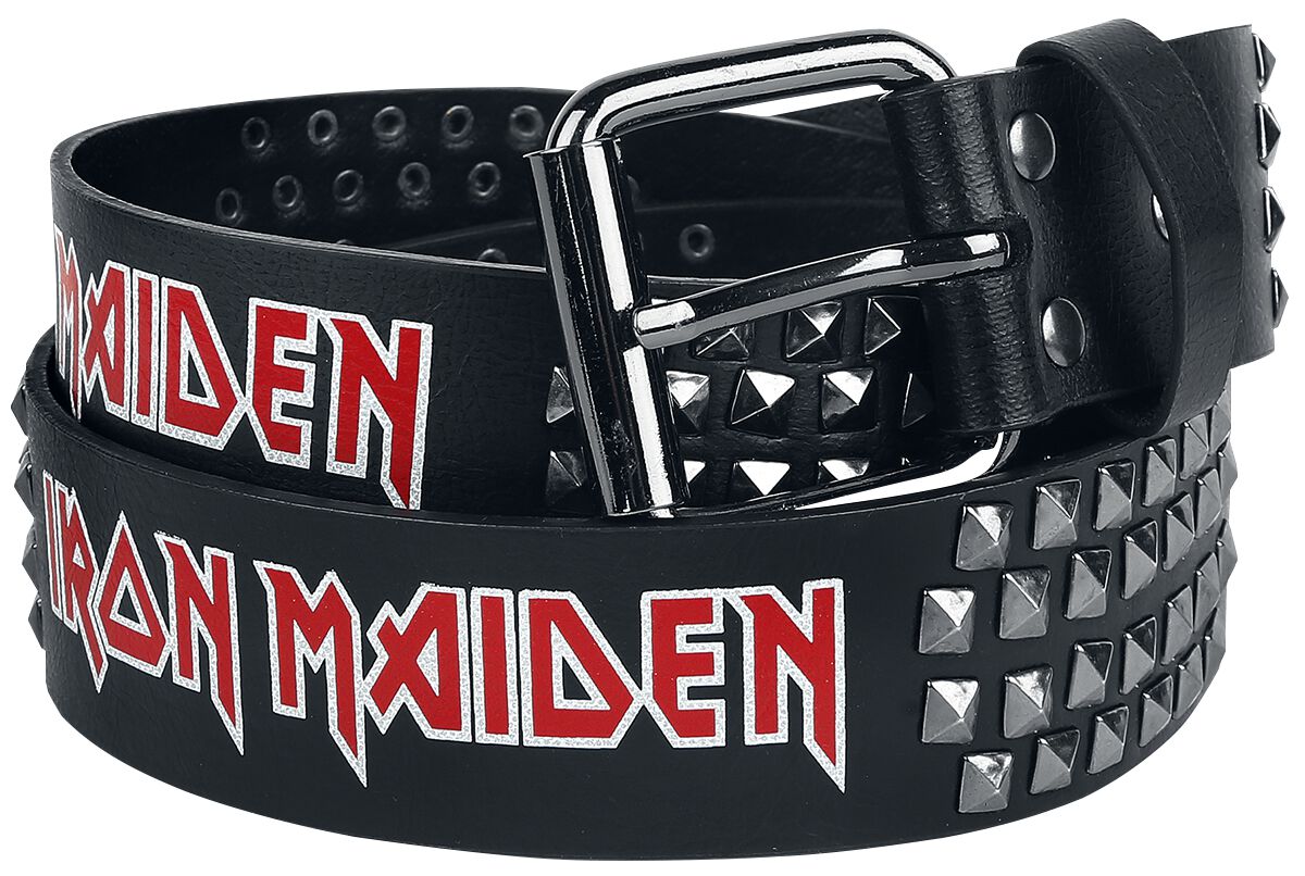 Iron Maiden Gürtel - Logo - Gürtel - schwarz  - EMP exklusives Merchandise! von Iron Maiden