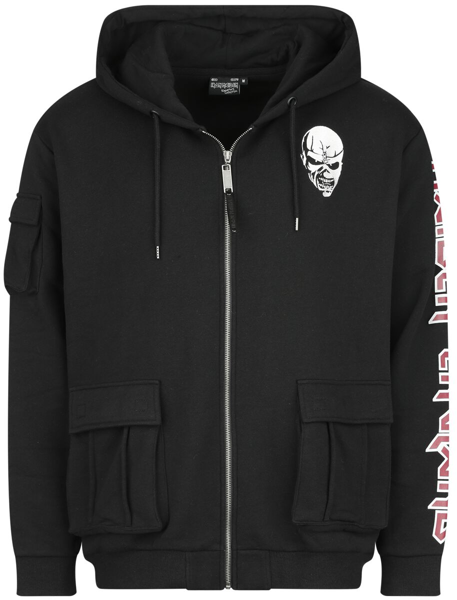 Iron Maiden Kapuzenjacke - EMP Signature Collection - M bis XL - Größe L - schwarz  - EMP exklusives Merchandise! von Iron Maiden