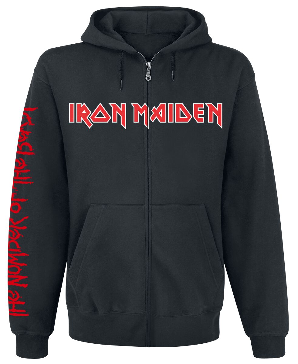 Iron Maiden Kapuzenjacke - NOTB - S bis XXL - für Männer - Größe L - schwarz  - Lizenziertes Merchandise! von Iron Maiden