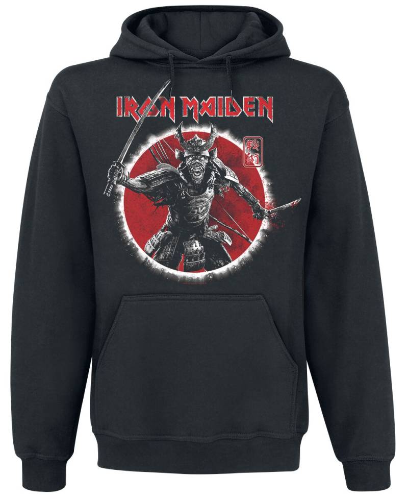 Iron Maiden Kapuzenpullover - Eddie Warrior - S bis XXL - für Männer - Größe L - schwarz  - Lizenziertes Merchandise! von Iron Maiden