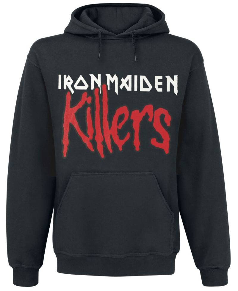 Iron Maiden Kapuzenpullover - Killers Logo - S bis XXL - für Männer - Größe M - schwarz  - Lizenziertes Merchandise! von Iron Maiden