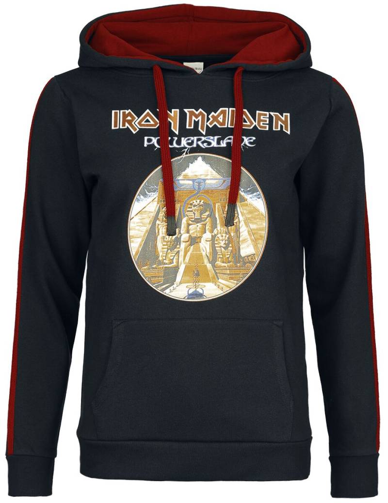 Iron Maiden Kapuzenpullover - Powerslave - M bis XXL - für Damen - Größe M - schwarz/rot  - EMP exklusives Merchandise! von Iron Maiden