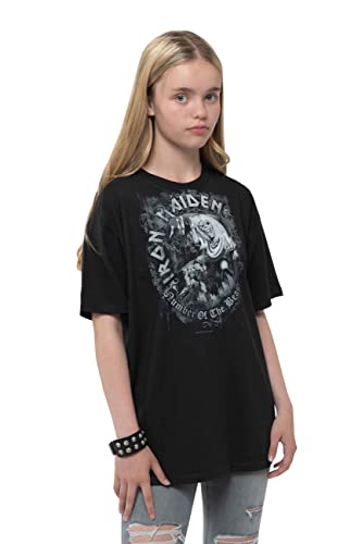 Iron Maiden Kids T Shirt Number of The Beast Neu Offiziell Schwarz Ages 5-14 Yrs Size Large (9/10 Yrs von Iron Maiden