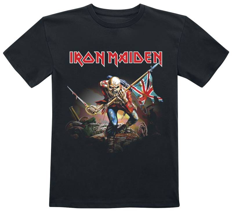 Iron Maiden Kids - Trooper T-Shirt schwarz in 164 von Iron Maiden