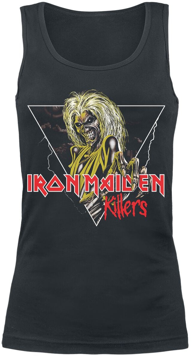 Iron Maiden Killers Triangle Top schwarz in M von Iron Maiden