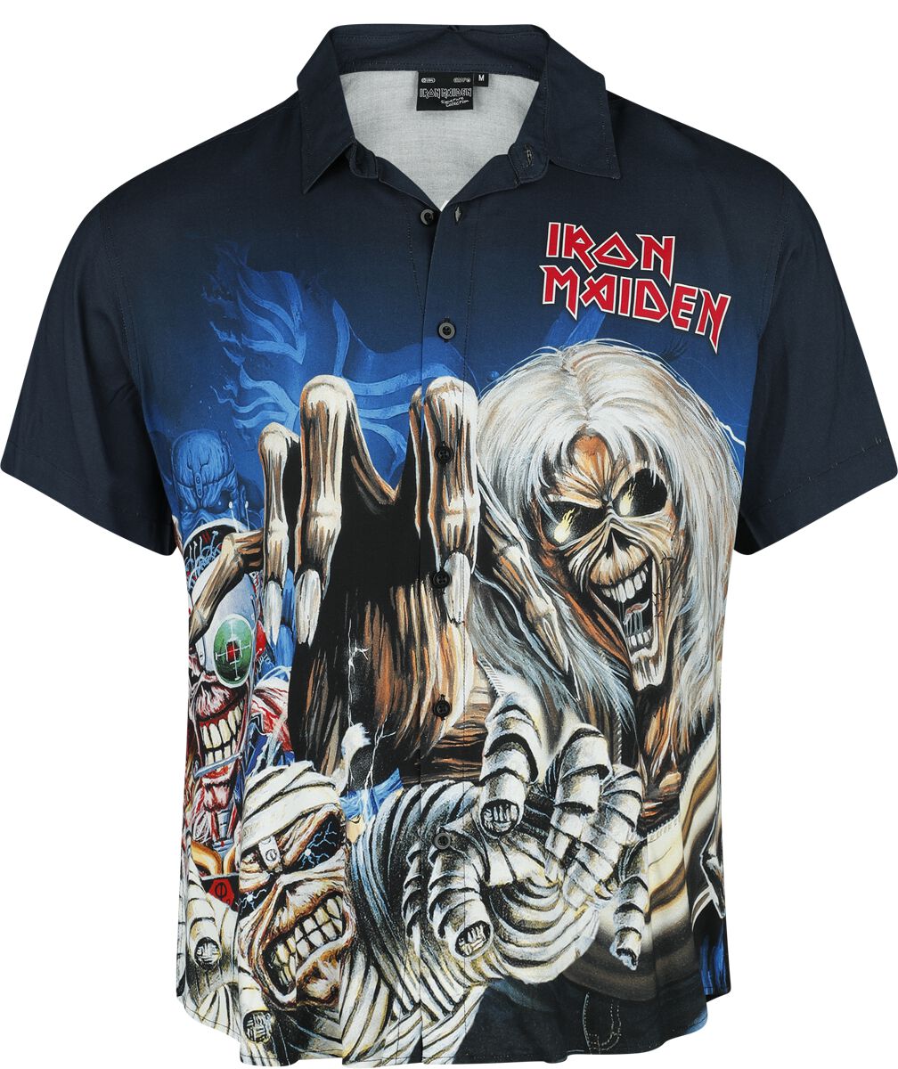 Iron Maiden Kurzarmhemd - S bis 3XL - für Männer - Größe M - multicolor  - EMP exklusives Merchandise! von Iron Maiden