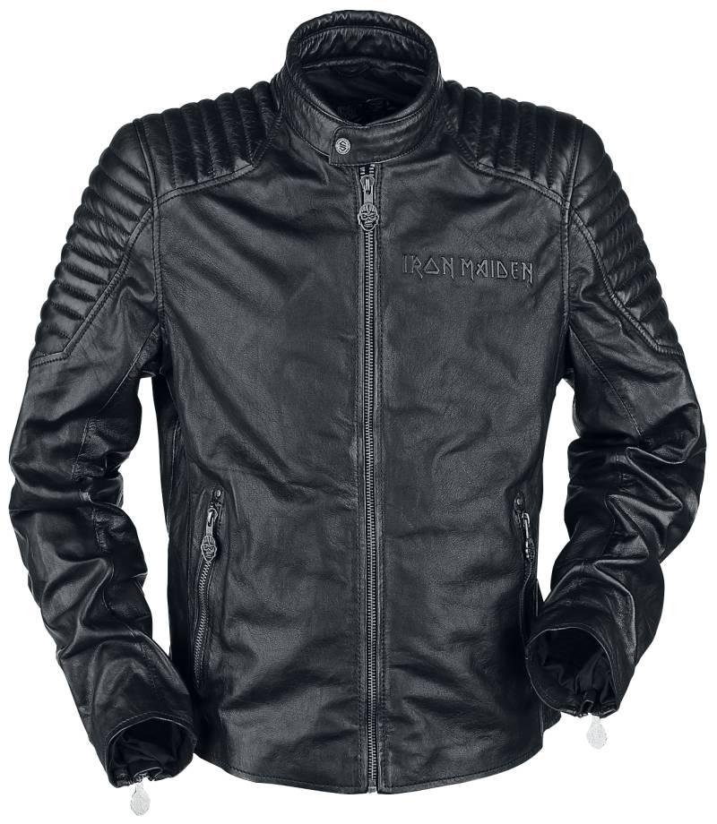 Iron Maiden Lederjacke - Book Of Souls Skull - M bis 4XL - für Männer - Größe 3XL - schwarz  - EMP exklusives Merchandise! Iron Maiden Lederjacke - Book Of Souls Skull - M bis 4XL - für Männer - Größe 3XL - schwarz  - EMP exklusives Merchandise! von Iron Maiden
