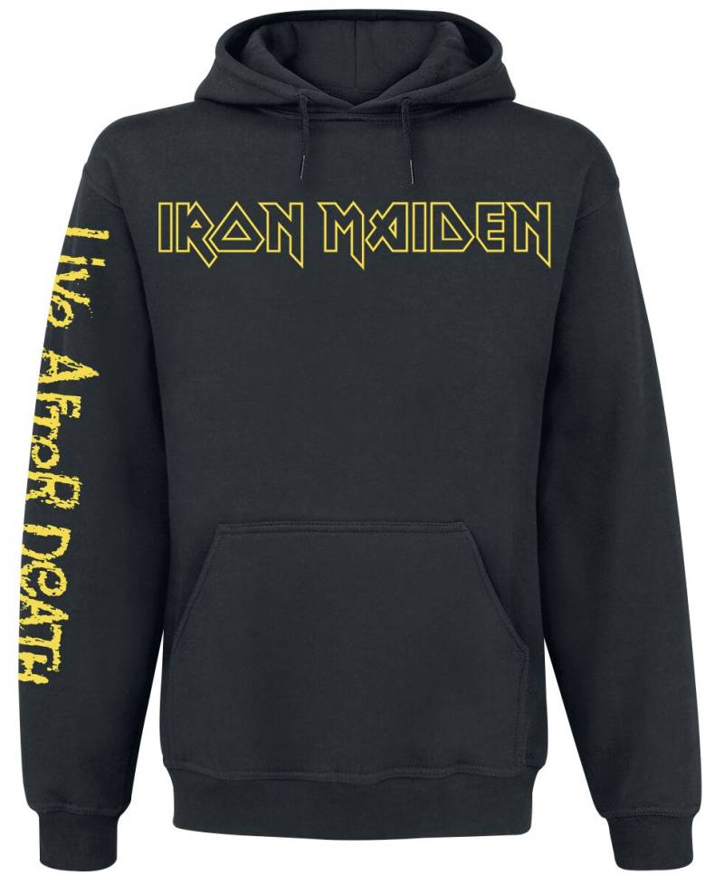 Iron Maiden Live After Death Kapuzenpullover schwarz in L von Iron Maiden
